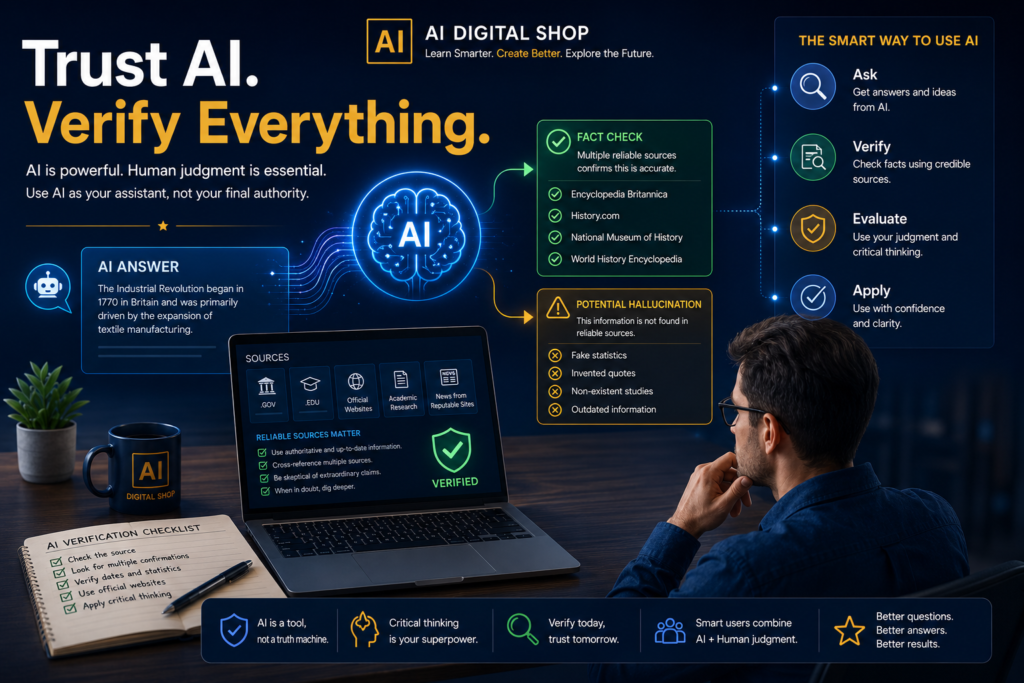 trust ai. verify everything