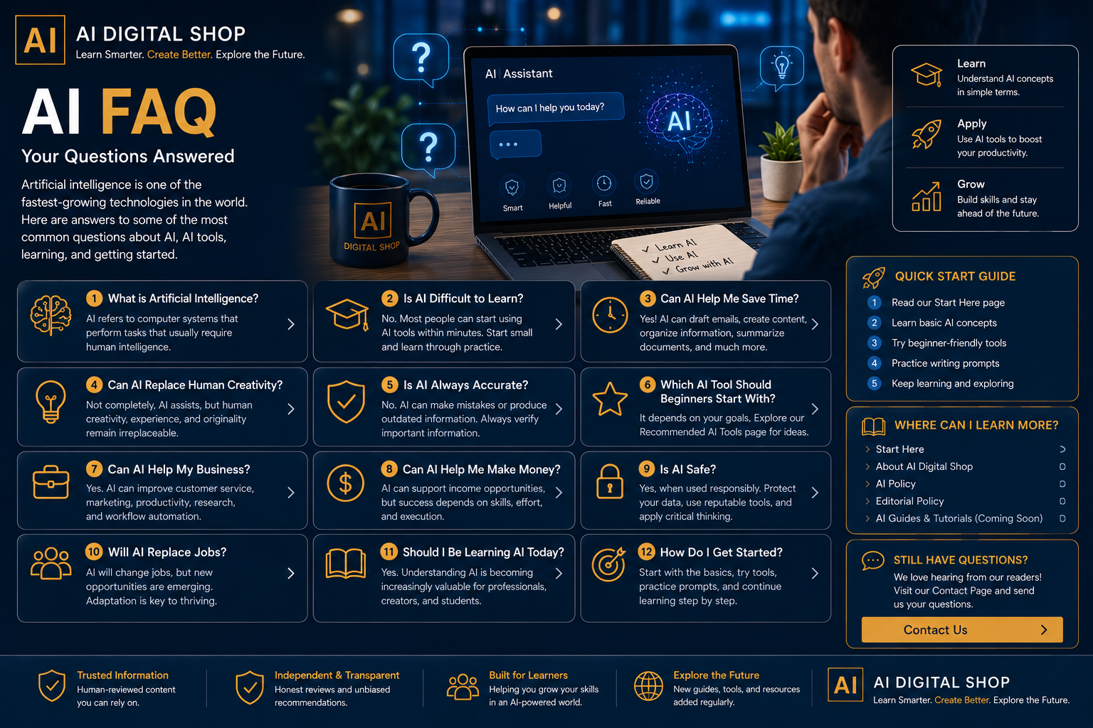 frequently asked questions about artificial intelligence