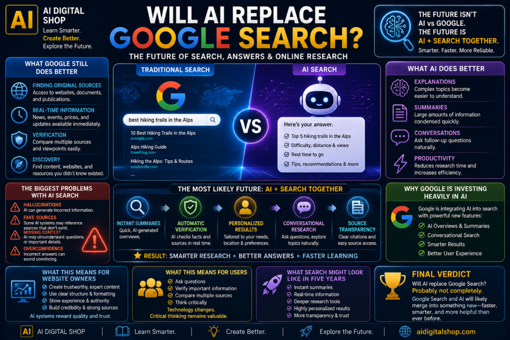 will AI replace Google search