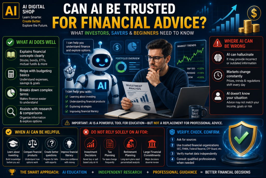 can AI be trusted for financial advice
