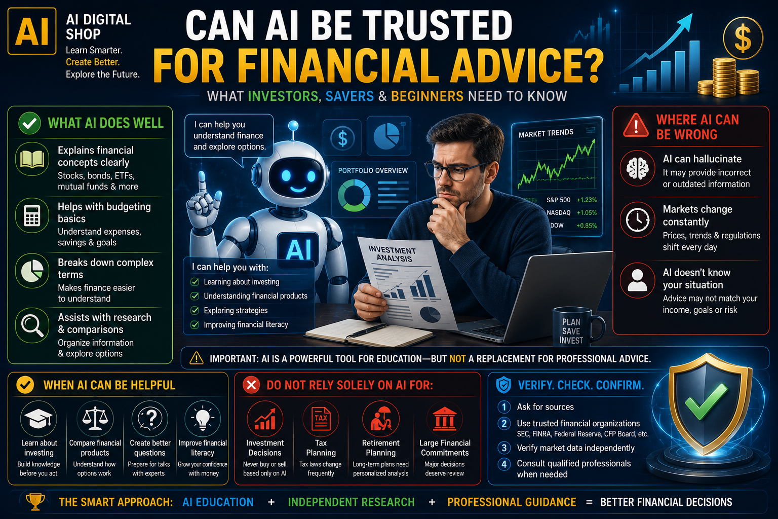 can AI be trusted for financial advice