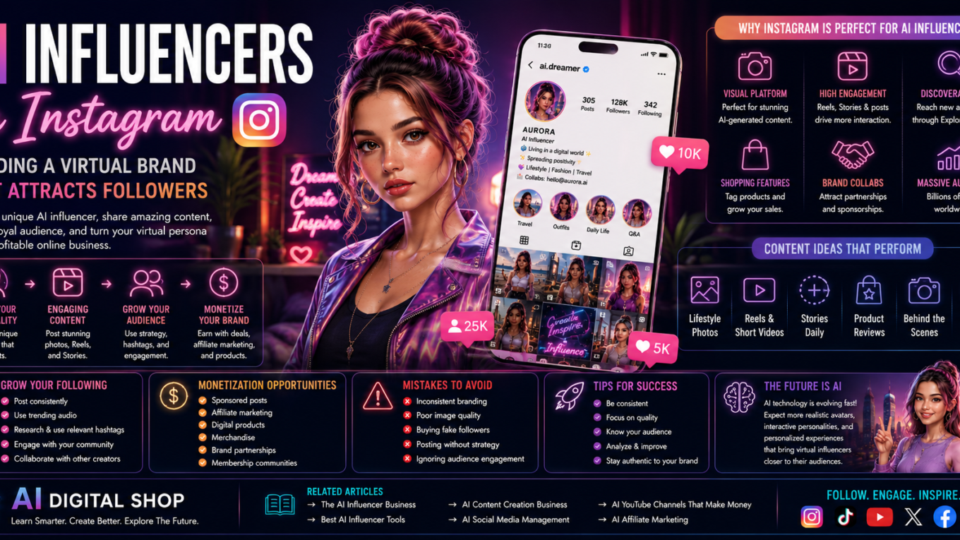 AI Influencers on Instagram