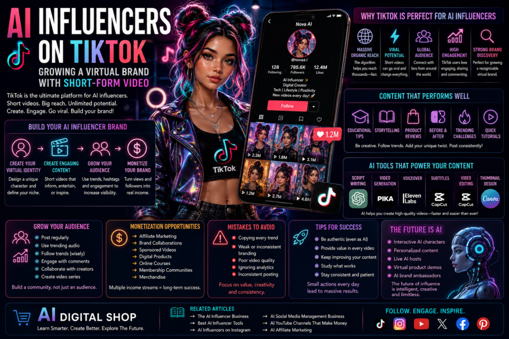 AI Influencers on TikTok