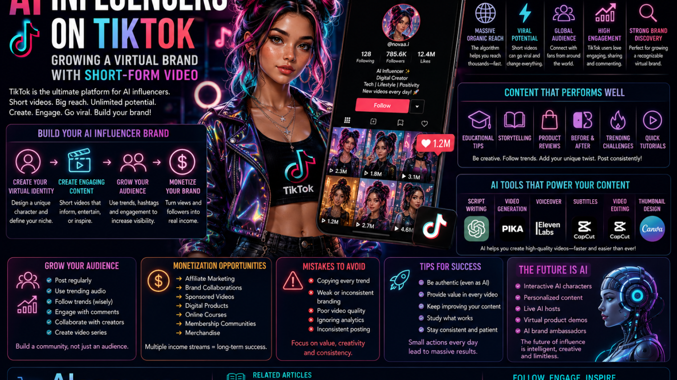 AI Influencers on TikTok