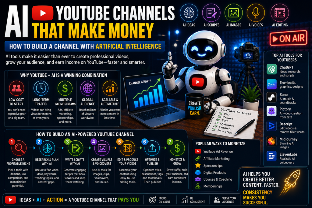 Ai YouTube channels that make money