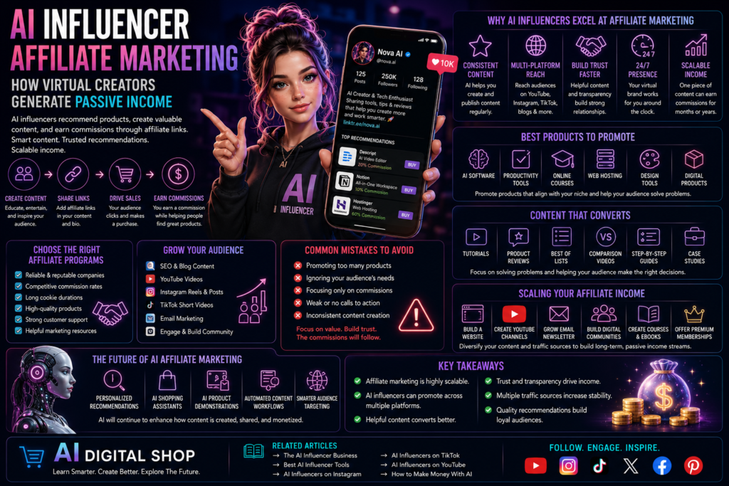 AI influencer affiliate marketing