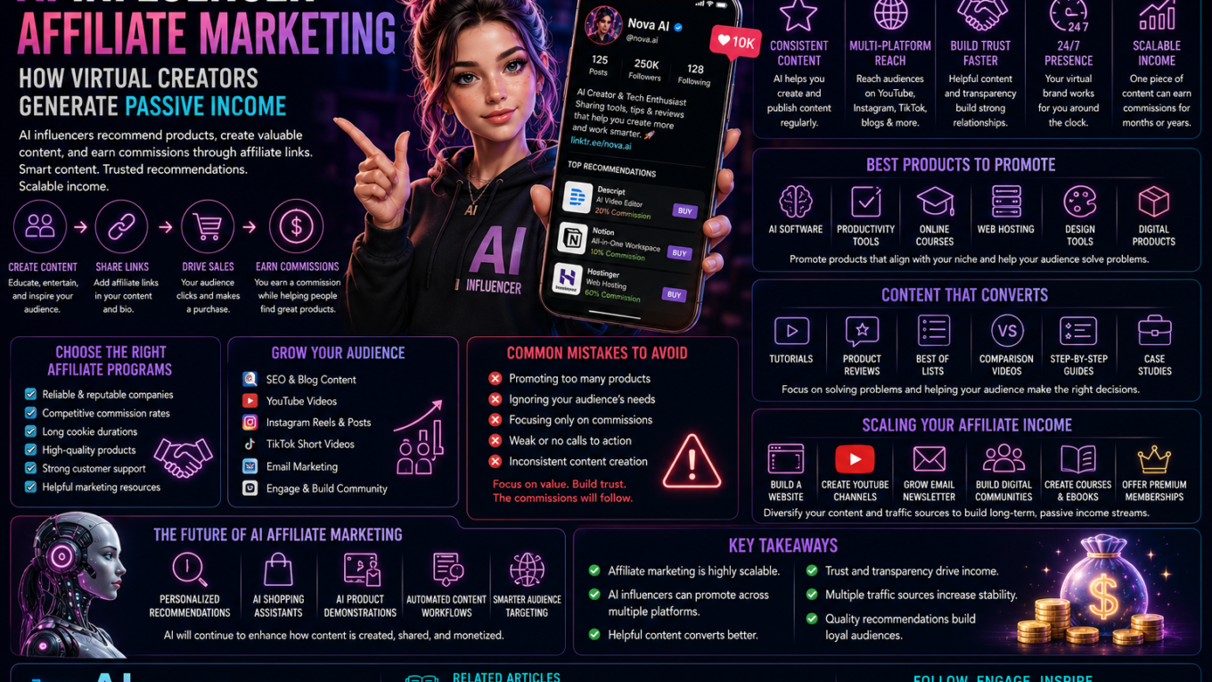 AI influencer affiliate marketing