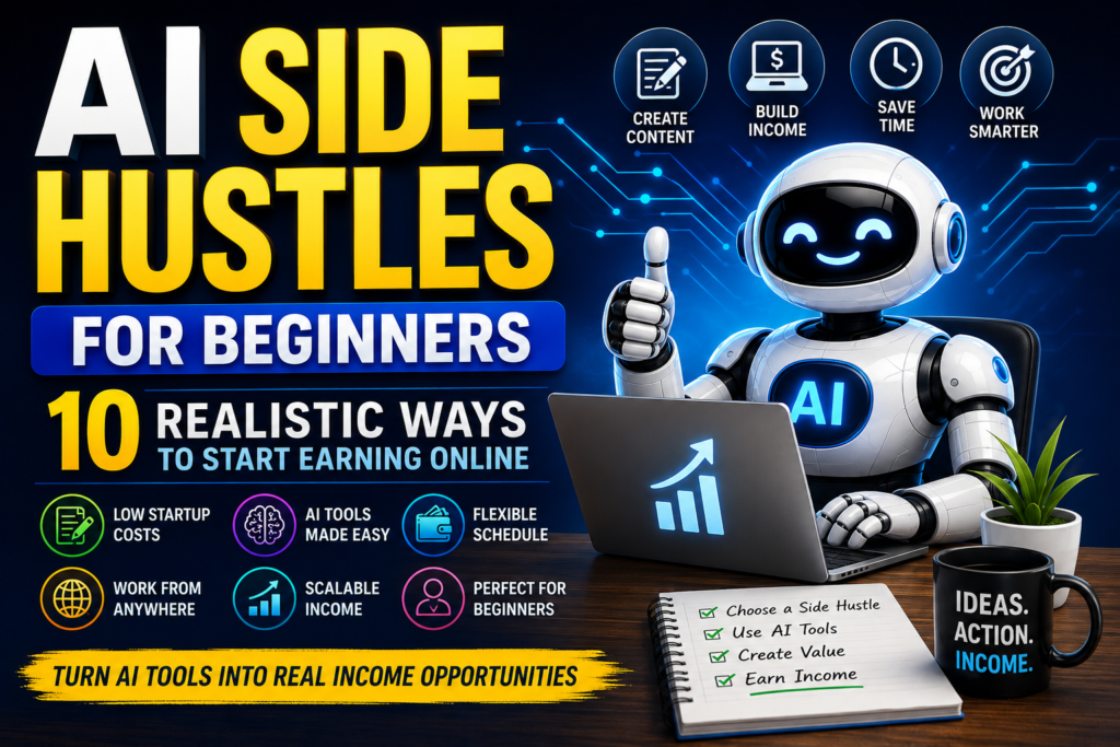 AI side hustles for beginners
