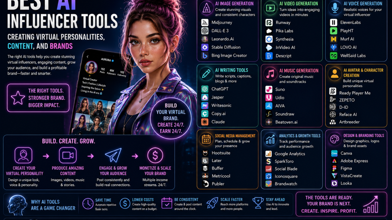 Best AI Influencer Tools