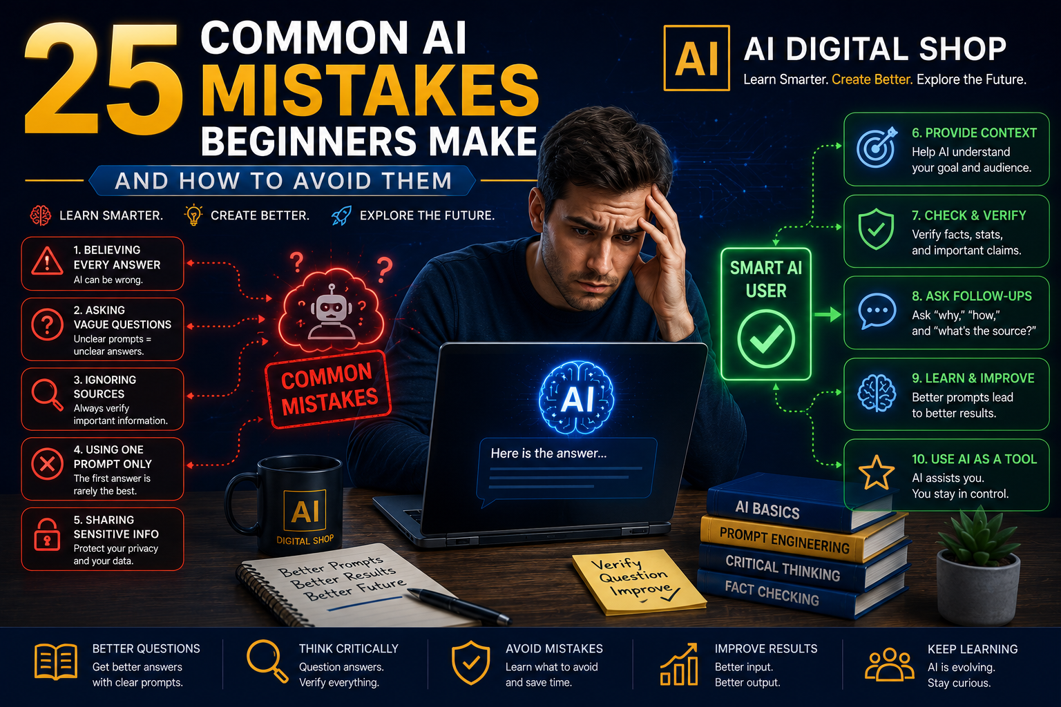 common AI mistakes beginners make